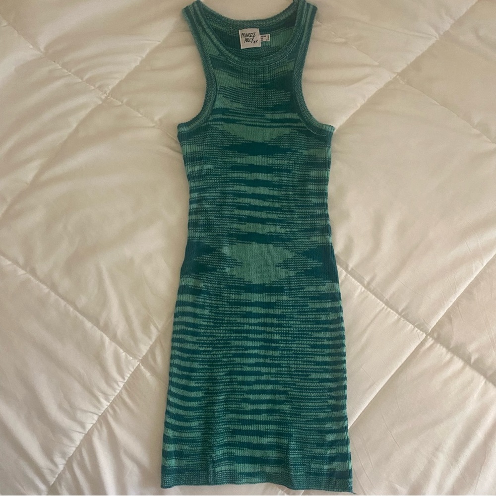 NWOT princess polly blue bodycon knit dress